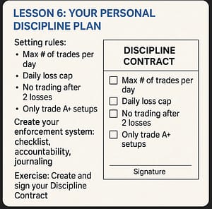 “The Trader’s Blueprint: From Rookie to Consistent Profits” Lesson 6 300x296