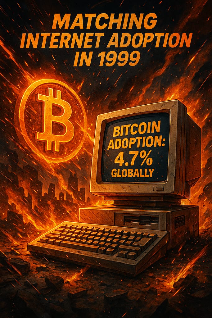 Bitcoin Adoption Reaches 4.7% — Matching The Internet In 1999 CA1420BD 5EED 4F8C BC82 2236450427A0